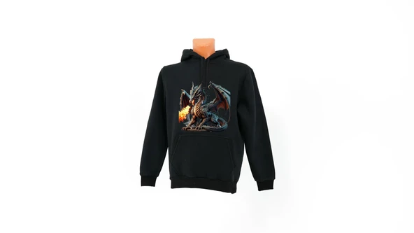 Ejderha baskılı Sweatshirt ürün görseli 1