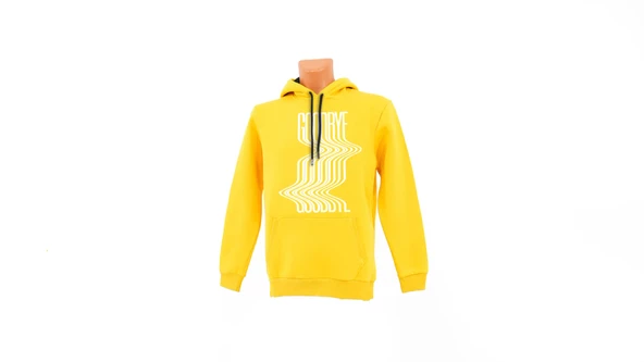 GoodBye illüzyon baskılı Sweatshirt ürün görseli 1