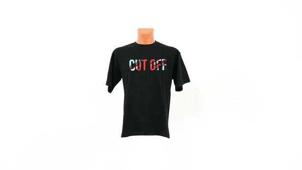 Cut Off baskılı Tişört ürün görseli 1