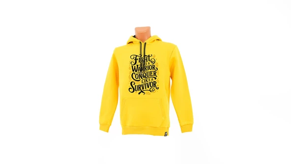 Fight Like A Warrior baskılı Sweatshirt ürün görseli 1