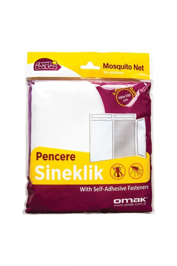 OMAK Greenleaves Pencere Sinekliği 100x150 Cm ürün görseli 1