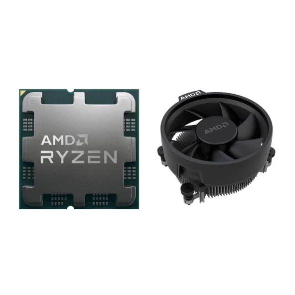 AMD Ryzen 5 7600 6C 3.8GHz 32MB AM5 Kutusuz Fanlı İşlemci ürün görseli 1