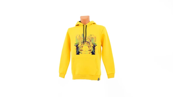 Car Night baskılı Sweatshirt ürün görseli 1