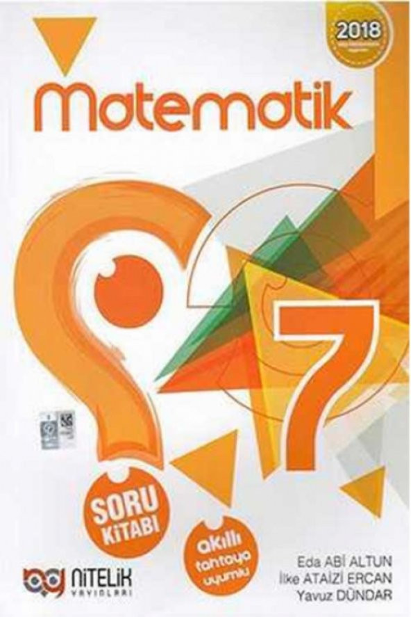 Nitelik Yayınları 7.Sınıf Matematik Soru Kitabı ürün görseli 1