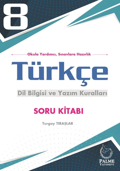 PALME 8.SINIF TÜRKÇE DİLBİLGİSİ VE YAZIM KURALLARI SORU KİTABI ürün görseli 1