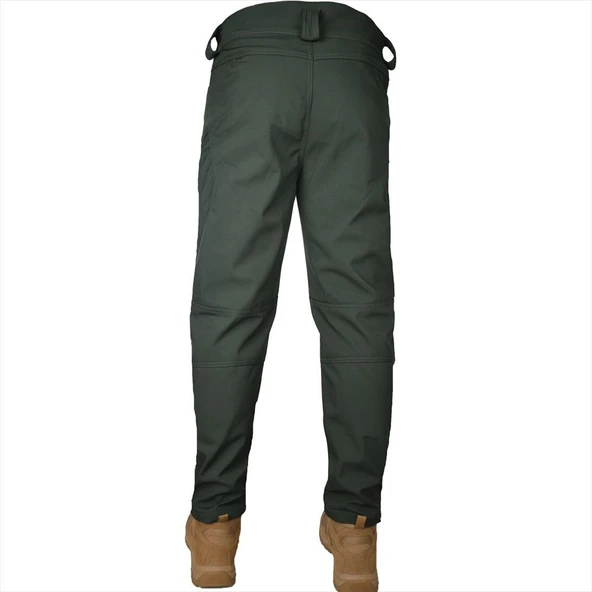 Spayko Su Geçirmez Softshell Pantolon Haki - Resim 4