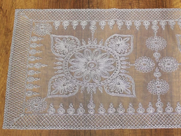 Salvia Kordone İşlemeli Maxi Runner 7 Renk - Resim 7