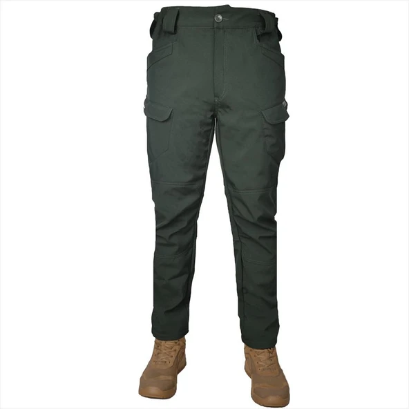 Spayko Su Geçirmez Softshell Pantolon Haki ürün görseli 1