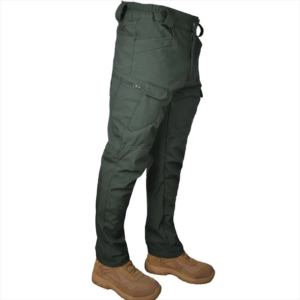 Spayko Su Geçirmez Softshell Pantolon Haki - Resim 3