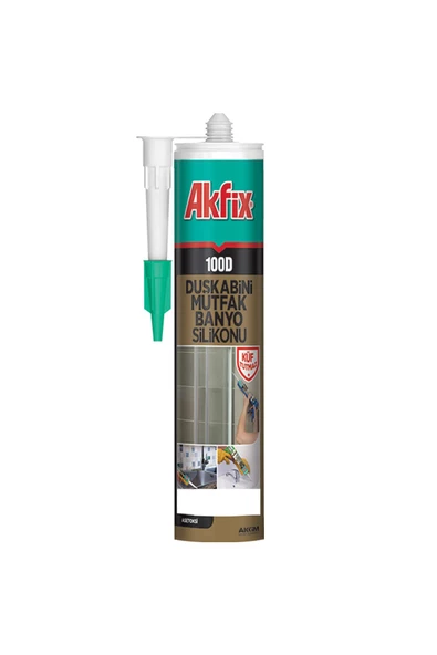 Akfix 100D Duşakabin Silikonu 280 ml Şeffaf ürün görseli 1