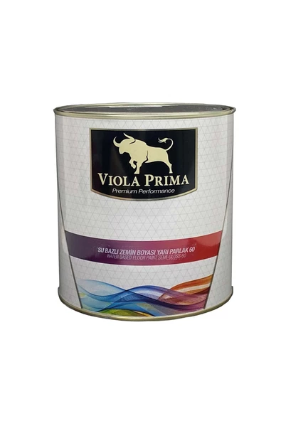 Viola Prima Su Bazlı Yarı Parlak Zemin Boyası 2,5 kg Beyaz ürün görseli 1