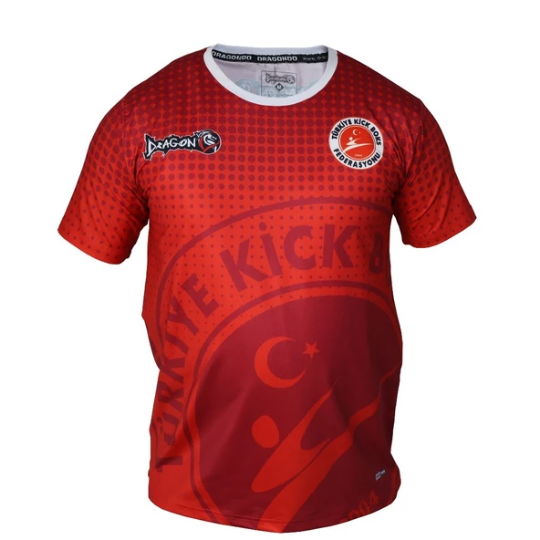 DragonDo KF2024 Kick Boks Tişörtü Kick Boxing Dijital Baskılı Tişört ürün görseli 1