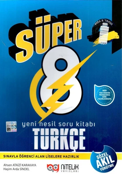 NİTELİK 8.SINIF YENİ NESİL SÜPER TÜRKÇE SORU KİTABI ürün görseli 1