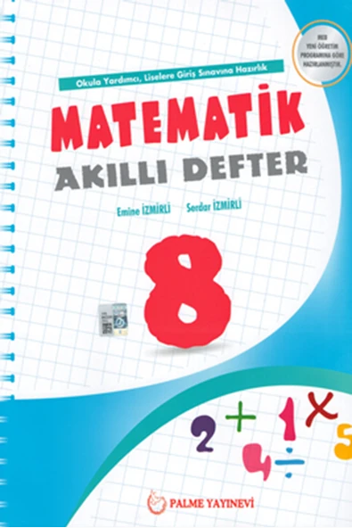PALME 8.SINIF MATEMATİK AKILLI DEFTER ürün görseli 1