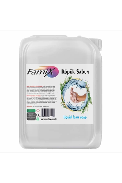 famix 20 Kg El Ve Yüz Için Günlük Nemlendirme Sağlayan Köpük Sabun ürün görseli 1