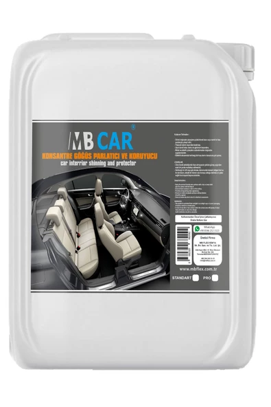 MB CAR Solgun Görünüme Karşı Etkili Leke Bırakmaz Konsantre Göğüs Parlatıcı Ve Koruyucu 5 Kg ürün görseli 1