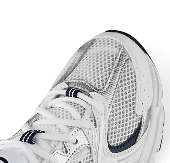 New Balance 530 White Silver Navy - Resim 7