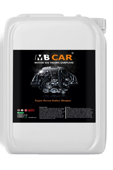 MB CAR Mekanik Motor Dış Yüzey Yağ Kiri Çözücü Şampuan 5 Lt ürün görseli 1