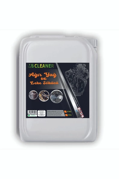 MB CLEANER Ağır Yağ Leke Çıkarıcı Sprey Tüm Lekelere Karşı Etkili (SÜPER ETKİ) 20 Lt ürün görseli 1