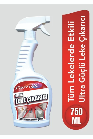 famix Tüm Lekelerde Etkili Pratik Ultra Leke Çıkarıcı Sprey 750 ml Tüm Lekelere Stop ürün görseli 1