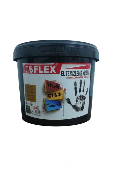 MB FLEX Granüllü Cilde Bakım Yapan Endüstriyel Ağır Metal Yağ Boya Artığı El Temizleme Kremi 7 Kg ürün görseli 1