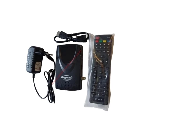 HİGHSTAR Full HD Dijital Uydu Alıcı Dahili Wifi Bluetooth Kumanda ürün görseli 1
