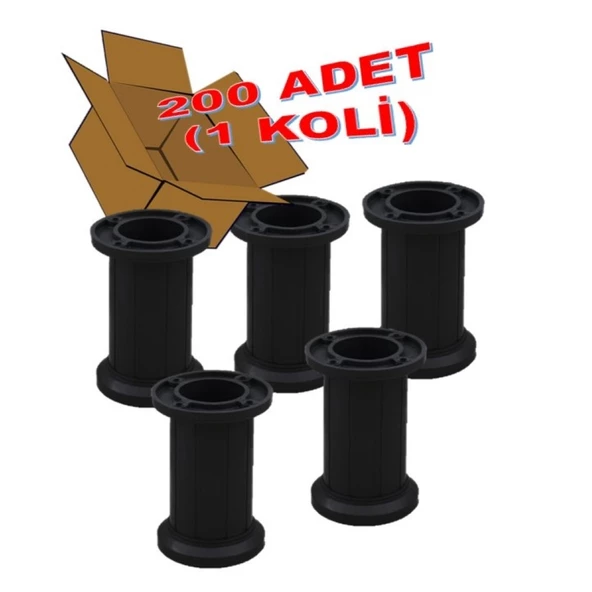 Jumbo Mobilya Ayağı 10 cm - Koltuk, Kanepe, Dolap ve Baza İçin, Ayarlanabilir, 200 Adet ürün görseli 1
