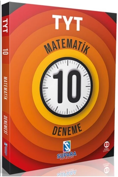TYT Matematik 10 Deneme Supara Yayınları ürün görseli 1