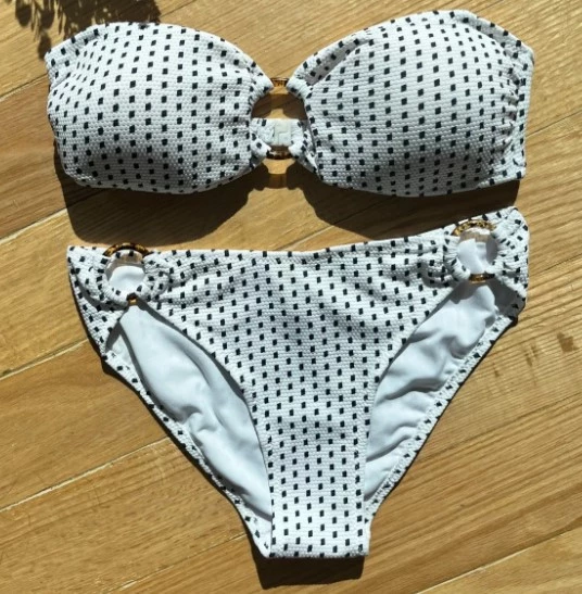 Pierre Cardin Halkalı Soft Straplez Bikini Takım Desenli 227286 ürün görseli 1