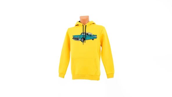 Vintage Car baskılı Sweatshirt ürün görseli 1