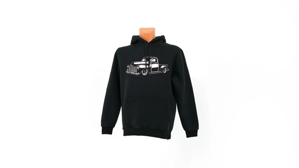 Vintage Pick-Up baskılı Sweatshirt ürün görseli 1