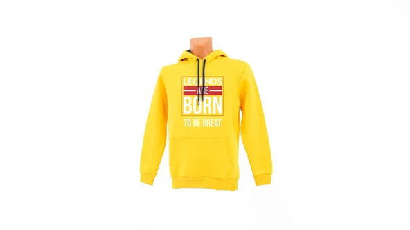 Legends Are Born To Be Great baskılı Sweatshirt ürün görseli 1