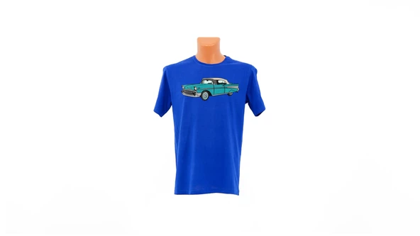 Vintage Car baskılı Tişört ürün görseli 1