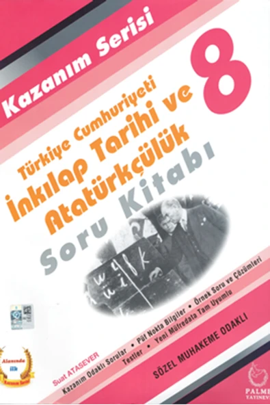 PALME 8.SINIF KAZANIM İNKILAP TARİHİ SORU KİTABI ürün görseli 1