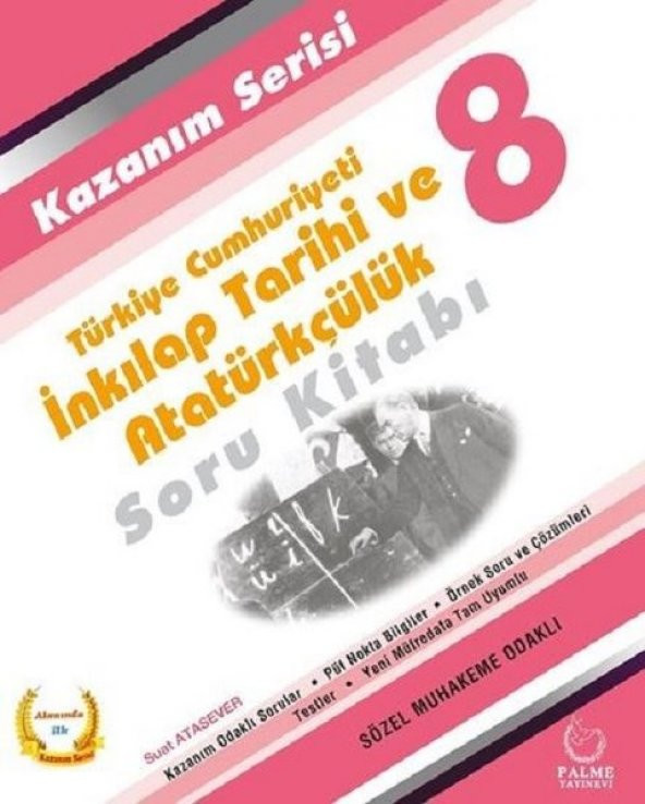 8.Sınıf Kazanım İnkılap Tarihi Soru Kitabı ürün görseli 1