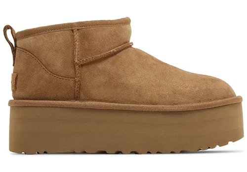 UGG Classic Ultra Mini Platform Boot Chestnut ürün görseli 1