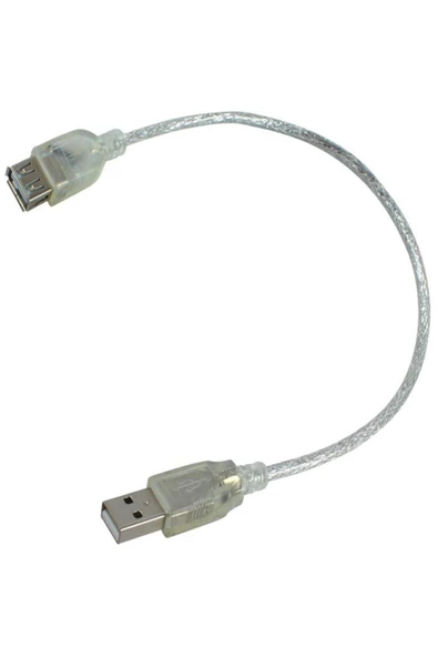 China  Usb Uzatma Kablosu 50 cm Şeffaf Usb 2.0 Uzatma Kablo ürün görseli 1