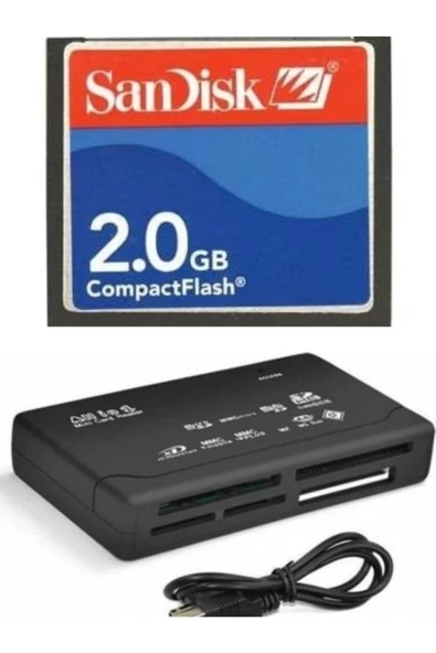 Sandisk 2 Gb Compact Flash Hafıza Kartı - Usb 2.0 Cf Kart Okuyucu ürün görseli 1