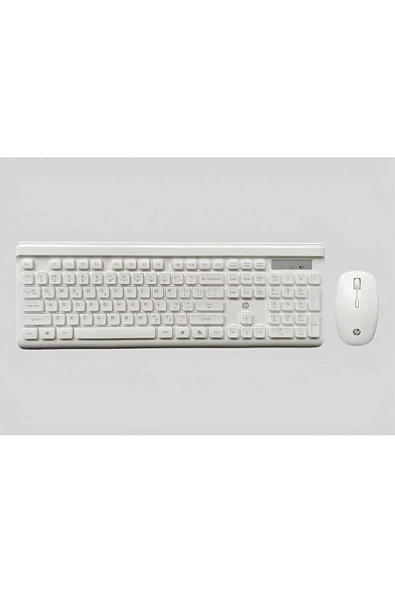 HP  CS500 Kablosuz 2.4ghz Türkçe Q Klavye & Mouse Set Beyaz (Ramwhite Türkiye Garantili) ürün görseli 1