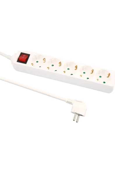 Philips  Sps1050a/51 5'li Priz 2 Metre Anahtarlı Çocuk Korumalı ürün görseli 1