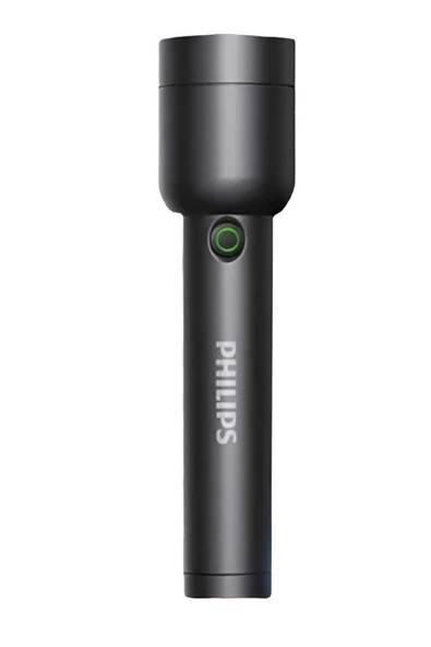 Philips  SFL1236 3W 300 Lümen Şarj Edilebilir Led El Feneri Siyah (200Mt Menzil, Ip44) (Ramwhite Garantili) ürün görseli 1