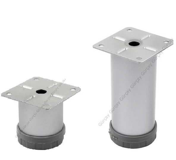 Gürçay Metal Mobilya Dolap Koltuk Ayağı Mat Çap 42mm ürün görseli 1