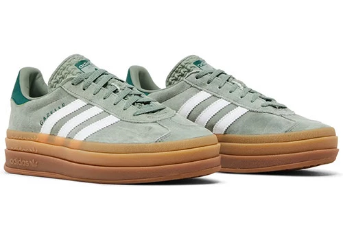 Adidas Gazelle Bold  Silver Green - Resim 3