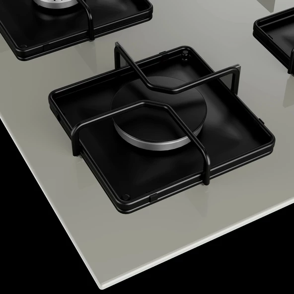 Arçelik OCD K 651 EG Gri Ankastre Ocak - Resim 4