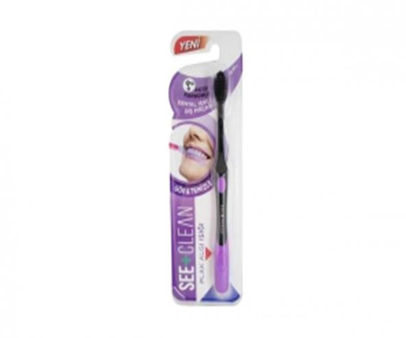 See Clean Dental Işıklı Diş Fırçası - Mor ürün görseli 1