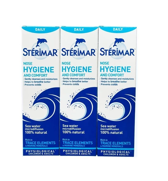 Sterimar Deniz Suyu Burun Spreyi 100 Ml-3 ADET-SKT:04/2028 ürün görseli 1