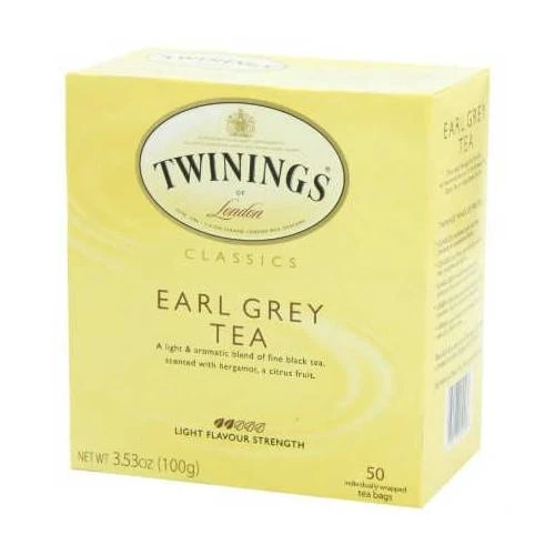 Twinings Classics Earl Grey Bergamot Aromalı Siyah Bardak Poşet Çay 50 x 2 G ürün görseli 1