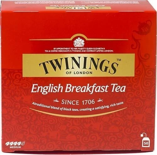 Twinings English Breakfast Siyah Bardak Poşet Çay 50 x 2 G ürün görseli 1