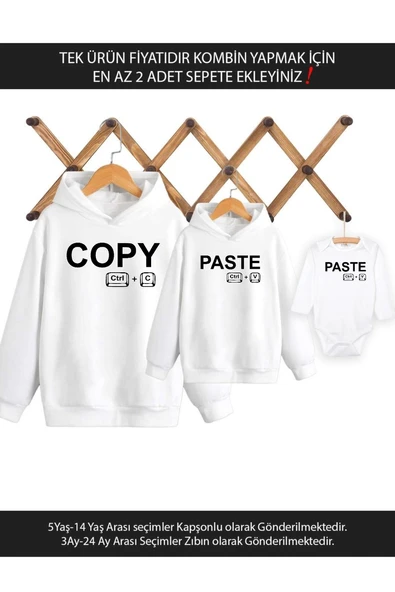 Baba Oğul Kız Copy Paste(TEK ÜRÜN FİYATIDIR KOMBİN YAPMAK İÇİN EN AZ 2 ADET SEPETE EKLEYİNİZ) ürün görseli 1