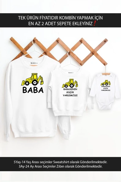 Baba Oğul Inşaat Araçları(TEK ÜRÜN FİYATIDIR KOMBİN YAPMAK İÇİN EN AZ 2 ADET SEPETE EKLEYİNİZ) ürün görseli 1